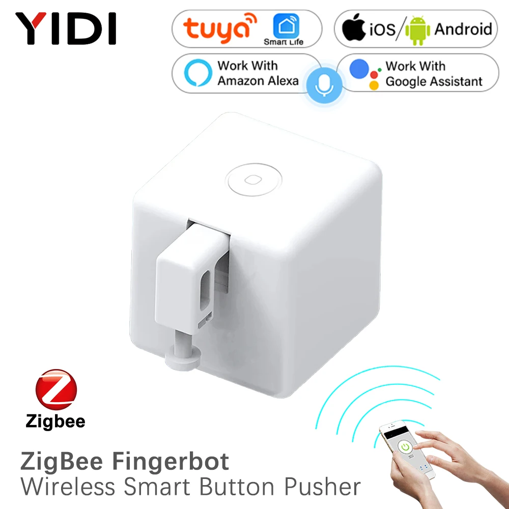 Smart Home Voice Assistant - Умный ZigBee Fingerbot, беспроводной автоматический переключатель,