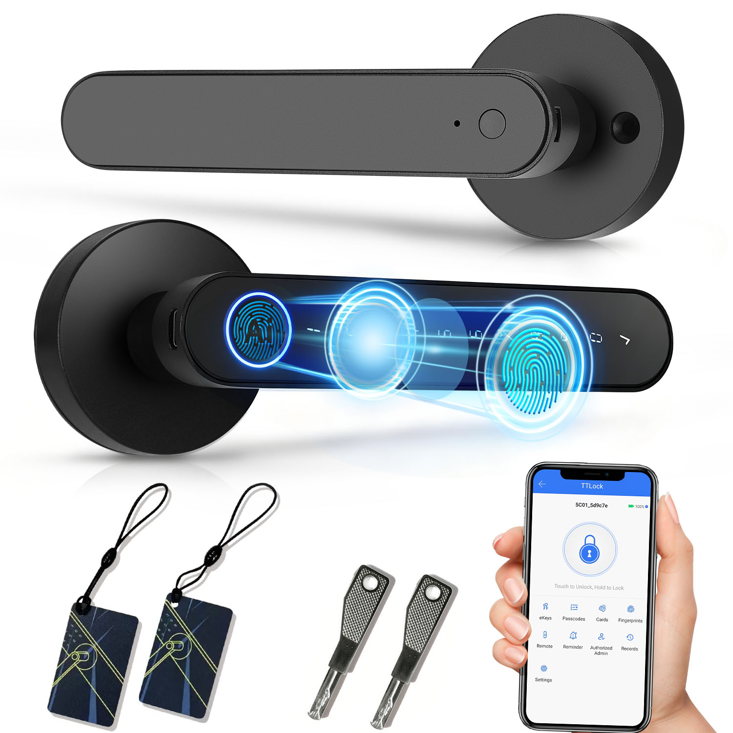 Smart Home Keyestudio - Умный замок с отпечатком пальца TTlock,