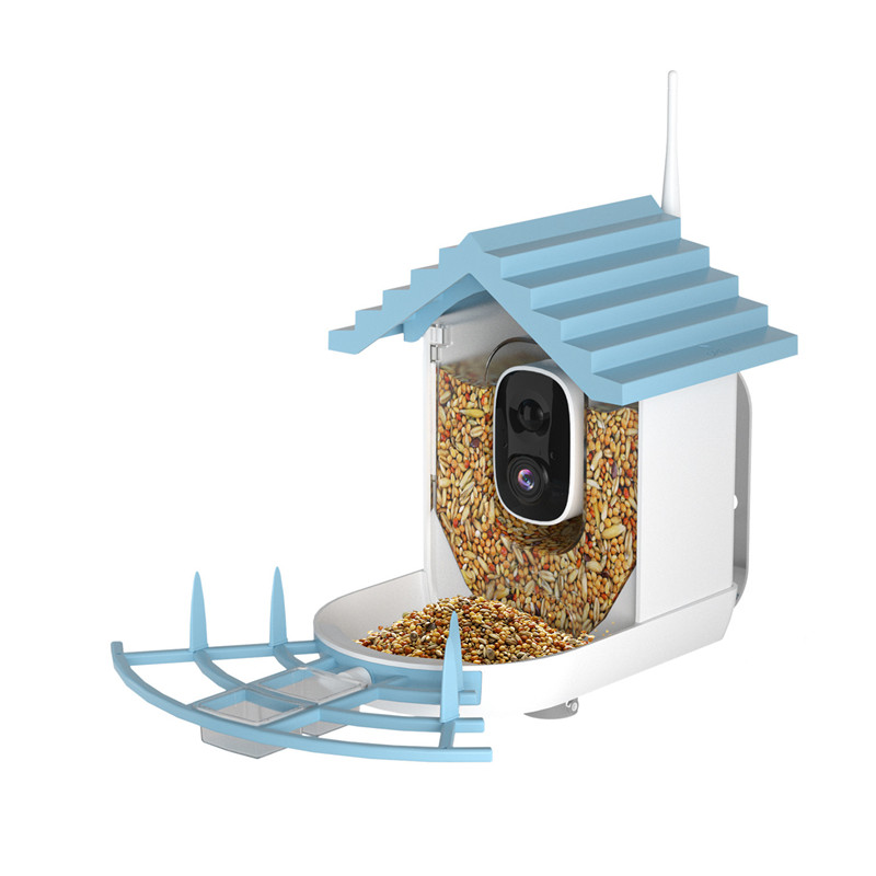 Smart Home Camera - Солнечная лесная кормушка для птиц с