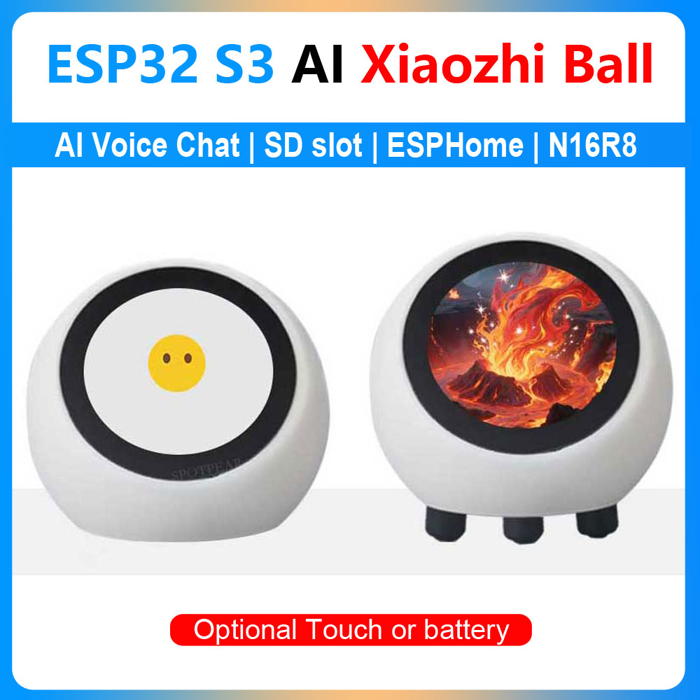 Smart Home Voice Assistant - ESP32 S3 1,28 дюйма N16R8 Макетная