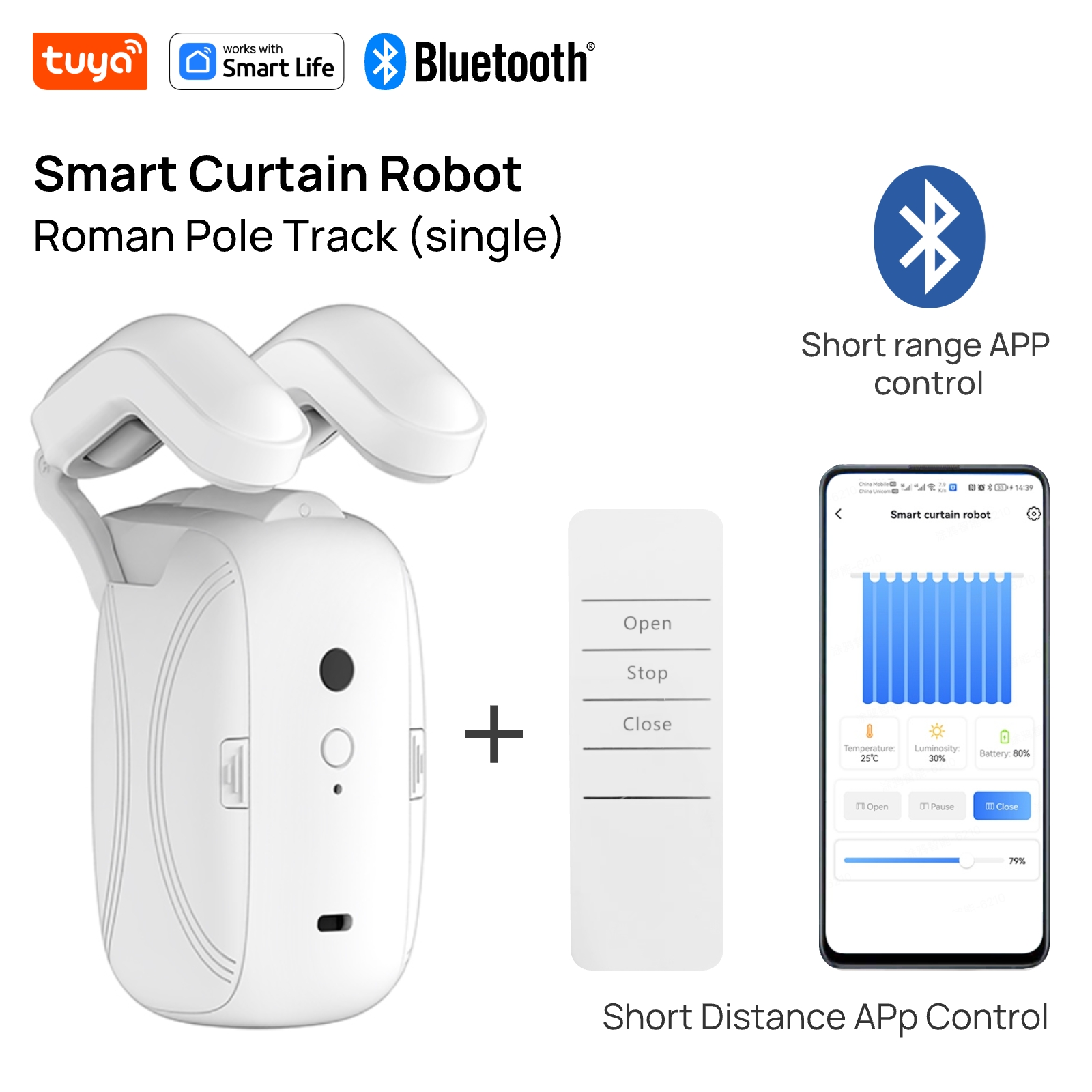 Smart Curtain Robot - Умный робот для штор Tuya (для