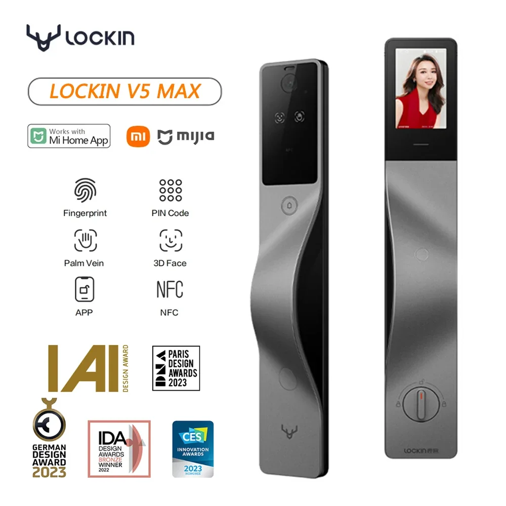 Smart Home Camera - Умный замок Lockin V5 Max с
