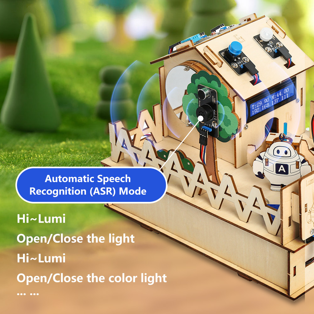 Умный домашний STEM-набор ACEB – обзор и цена Smart Home Keyestudio