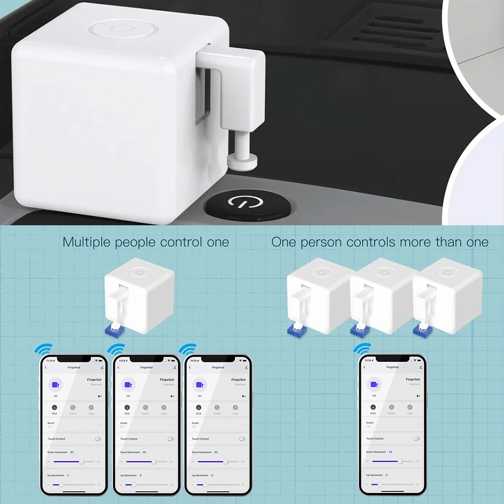 Умный ZigBee Fingerbot, беспро – обзор и цена Smart Home Voice Assistant