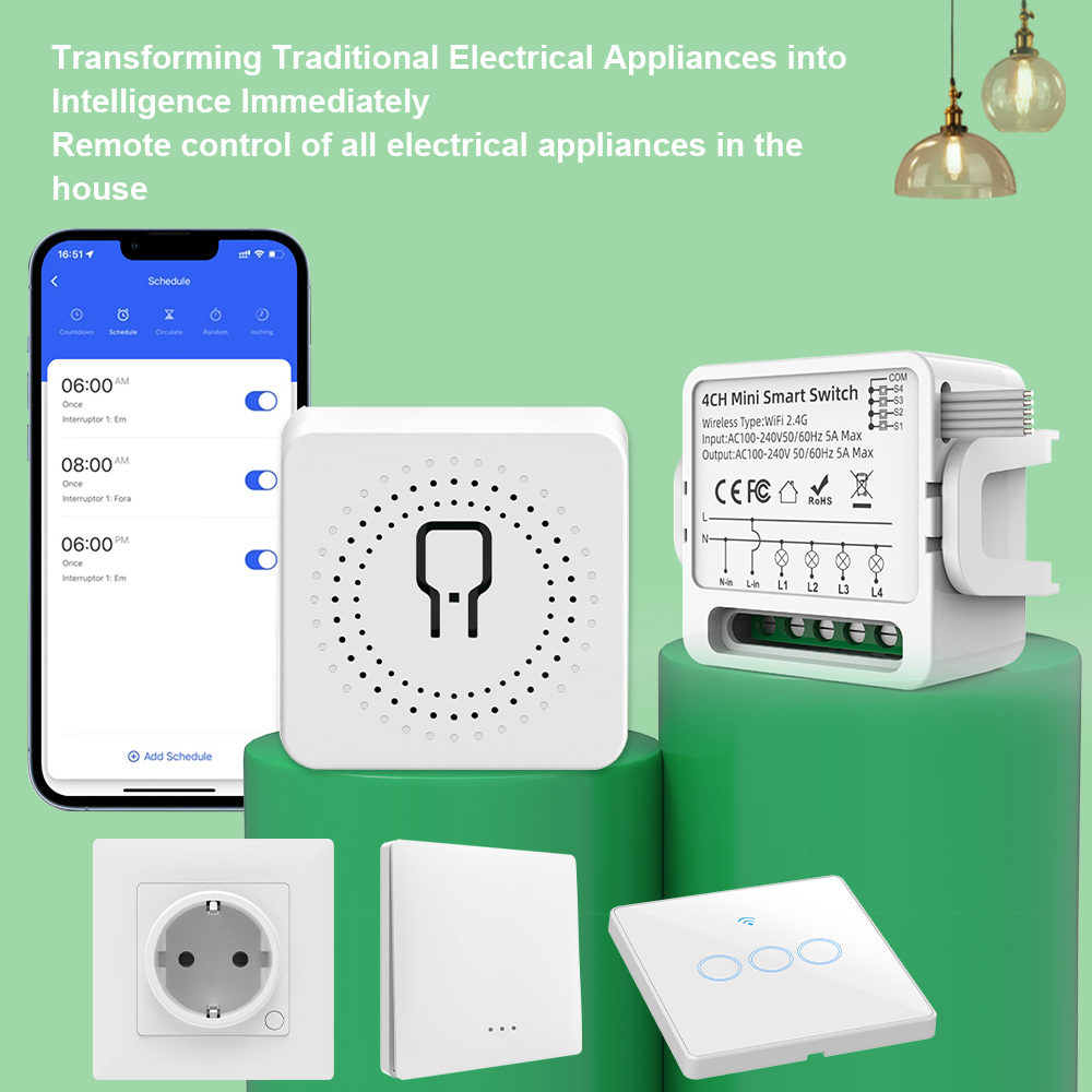 Умный WiFi-выключатель Tuya на – обзор и цена Smart Home Voice Assistant