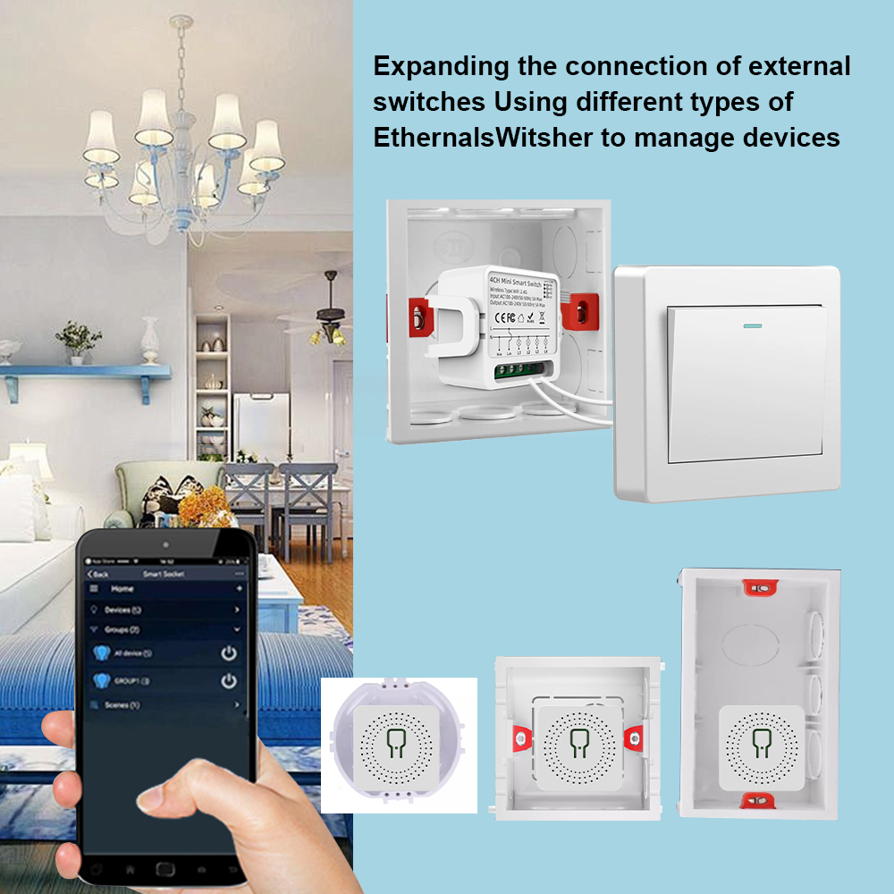 Умный WiFi-выключатель Tuya на – обзор и цена Smart Home Voice Assistant