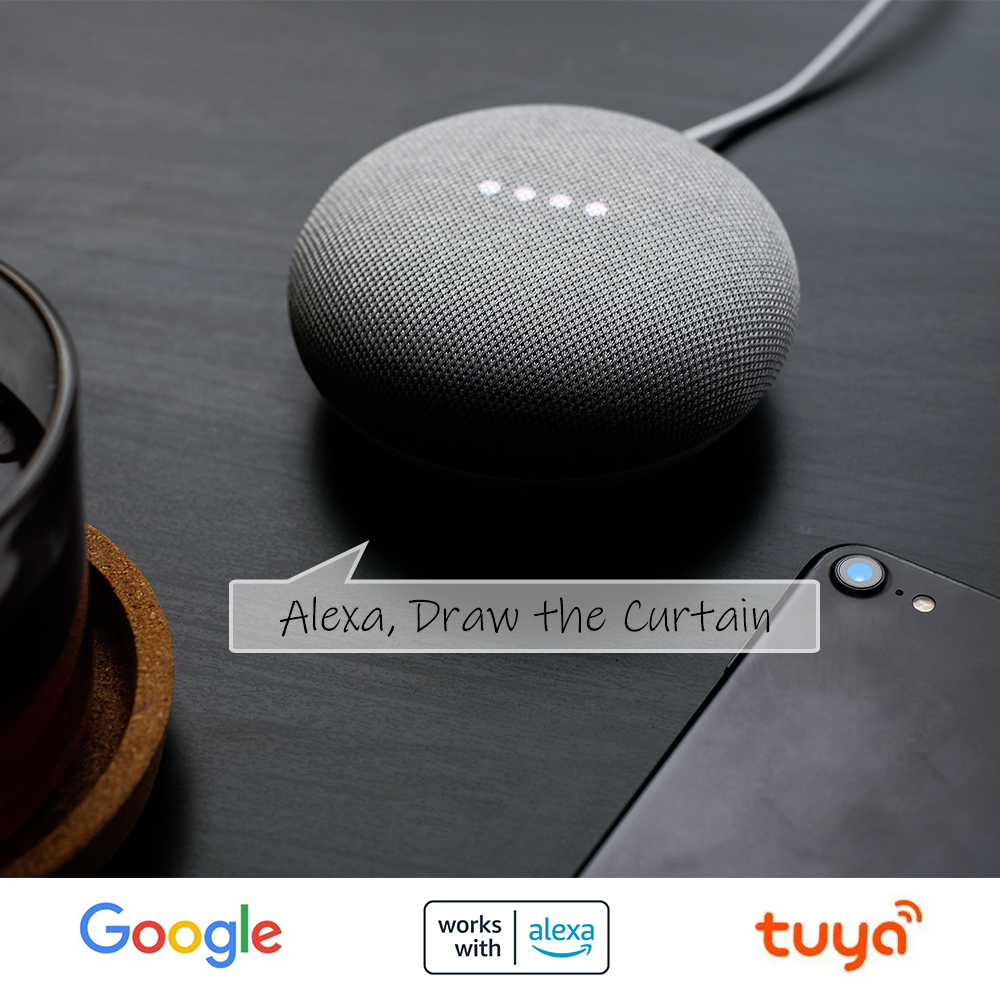 Умные шторы Tuya ZigBee Alexa, – обзор и цена Smart Curtain Robot