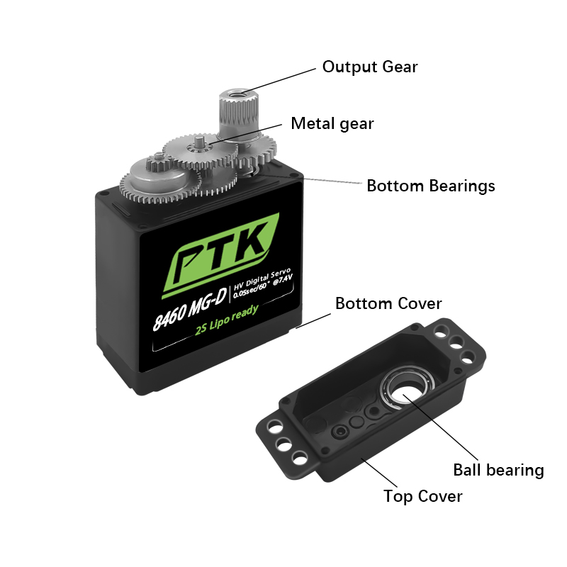 Цифровой сервопривод PTK 8460  – обзор и цена Curtain Motor