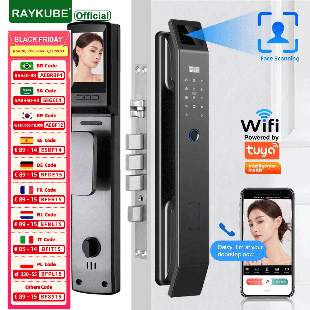 RAYKUBE DF14 Tuya WiFi 3D расп – обзор и цена Smart Home Camera