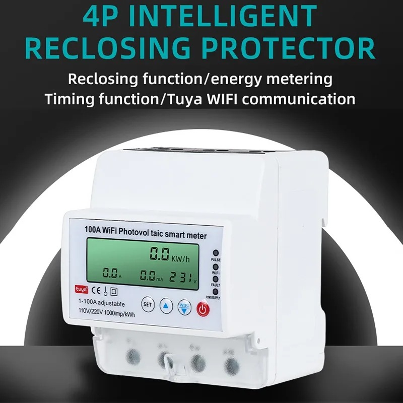 4-фазный 1-100А WiFi Умный сче – обзор и цена Smart Home Energy