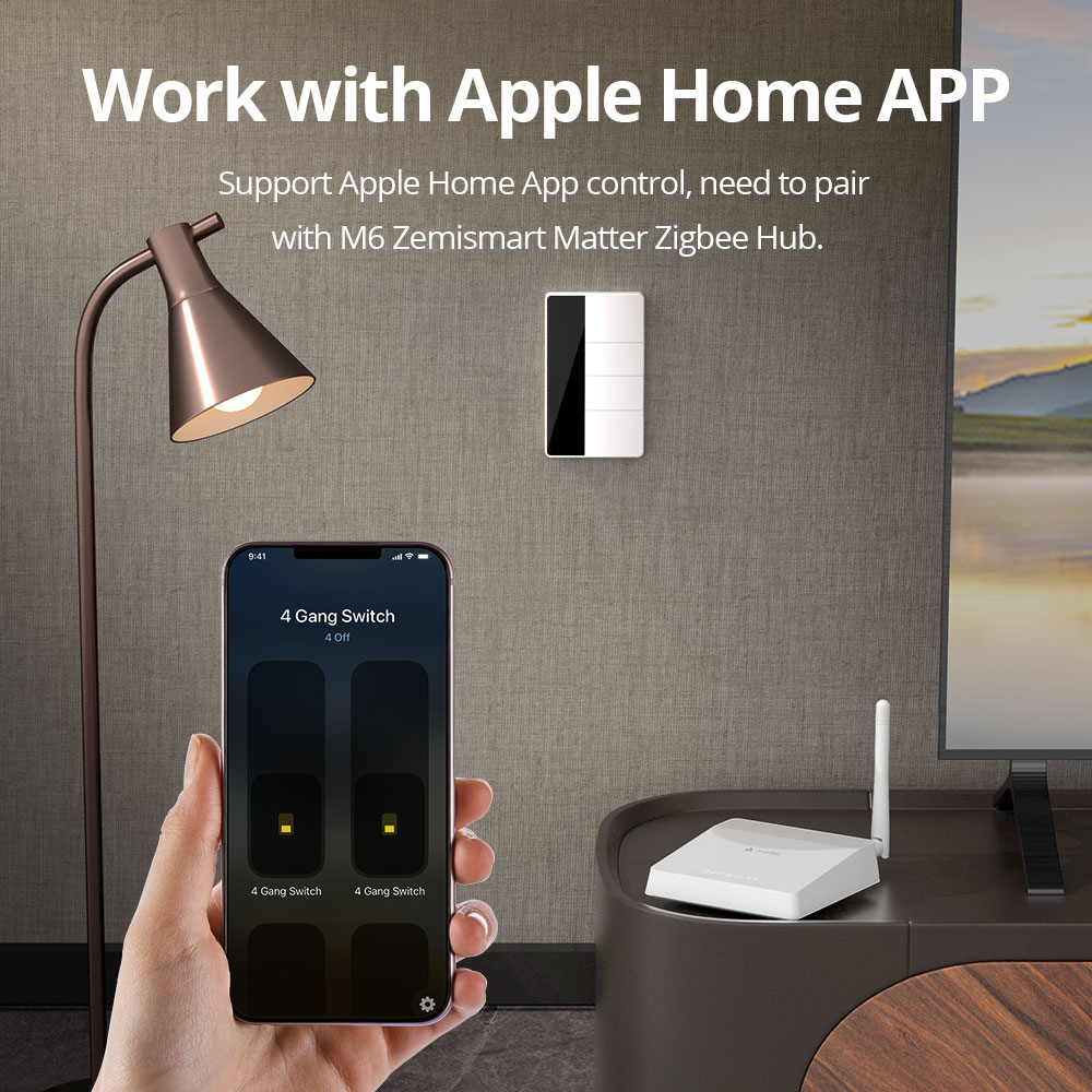 Умный выключатель света 1234 G – обзор и цена Smart Home Hub