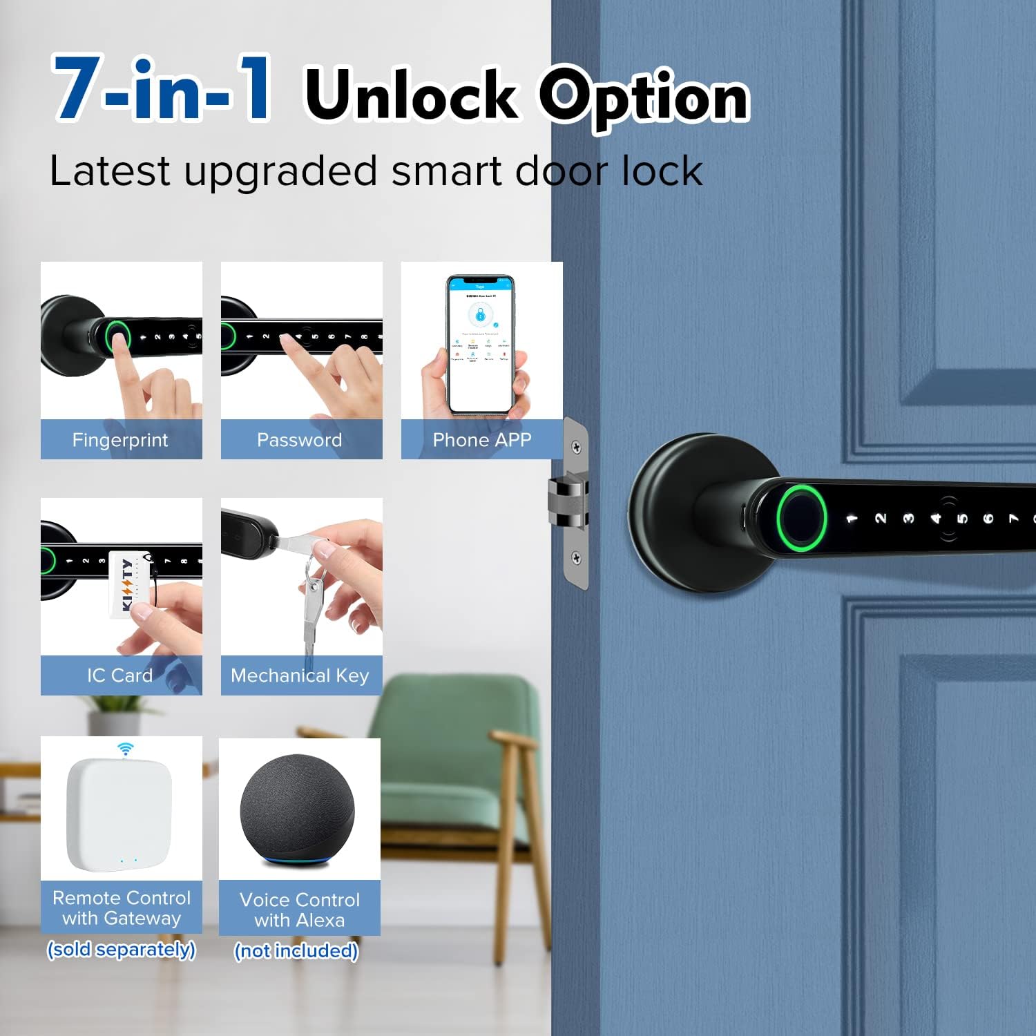 Умный дверной замок со сканеро – обзор и цена Smart Home Keyestudio