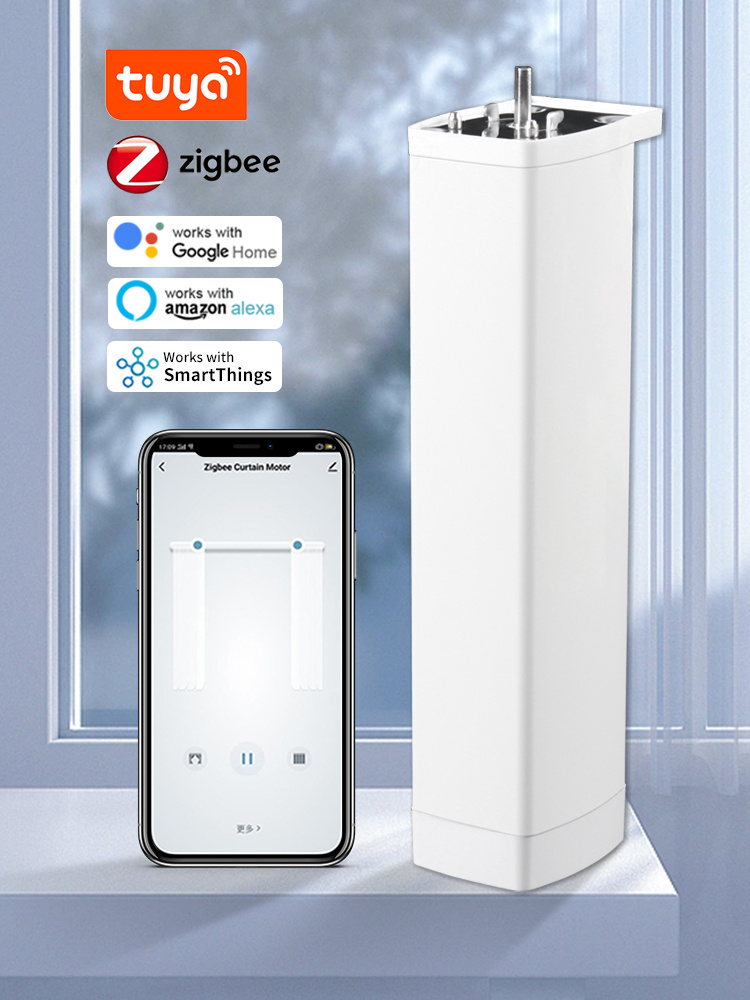 Smart Tuya Zigbee электрически – обзор и цена Curtain Motor