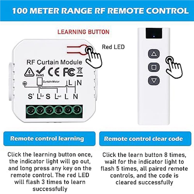LICE-3X Умный Wi-Fi контроллер – обзор и цена Curtain Motor