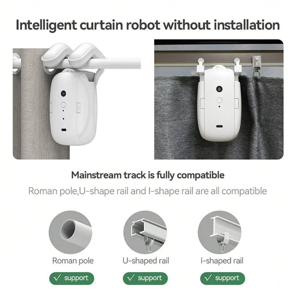 Умный электронный привод для ш – обзор и цена Smart Curtain Robot