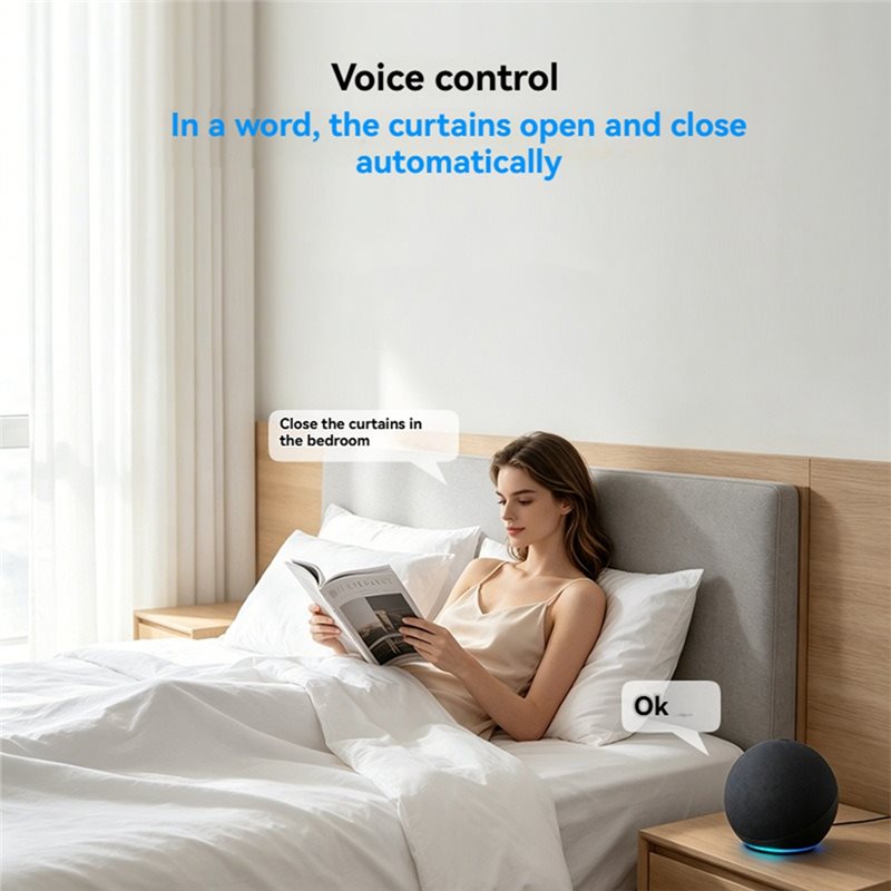 AS94-Tuya Умный робот для штор – обзор и цена Smart Curtain Robot