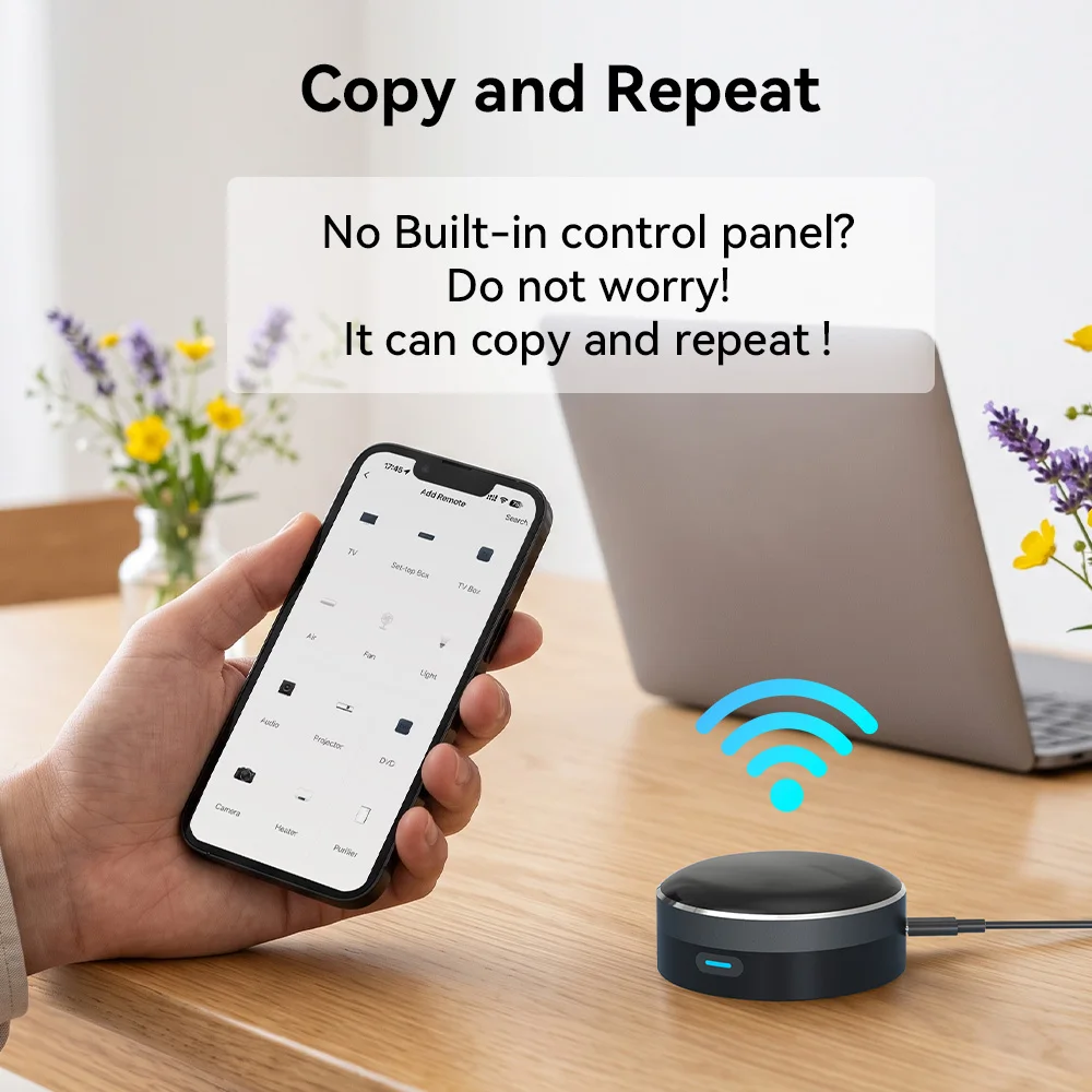 YFK Универсальный ИК-пульт дис – обзор и цена Smart Home Voice Assistant
